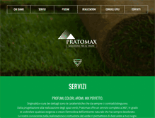 Tablet Screenshot of pratomax.it